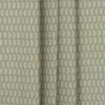 Vintage Paisley - Soft Green Ripple Fold Drapes