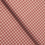 Classic Houndstooth - Tuscan Red Fabric Swatch