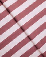 Vintage Linen Stripes - Misty Rose Custom Curtains - Image 3