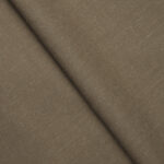 Herringbone Plains - Fossil Coffee Fabric Swatch