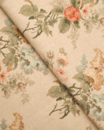 English Cottage - Orange Ripple Fold Drapes - Image 3