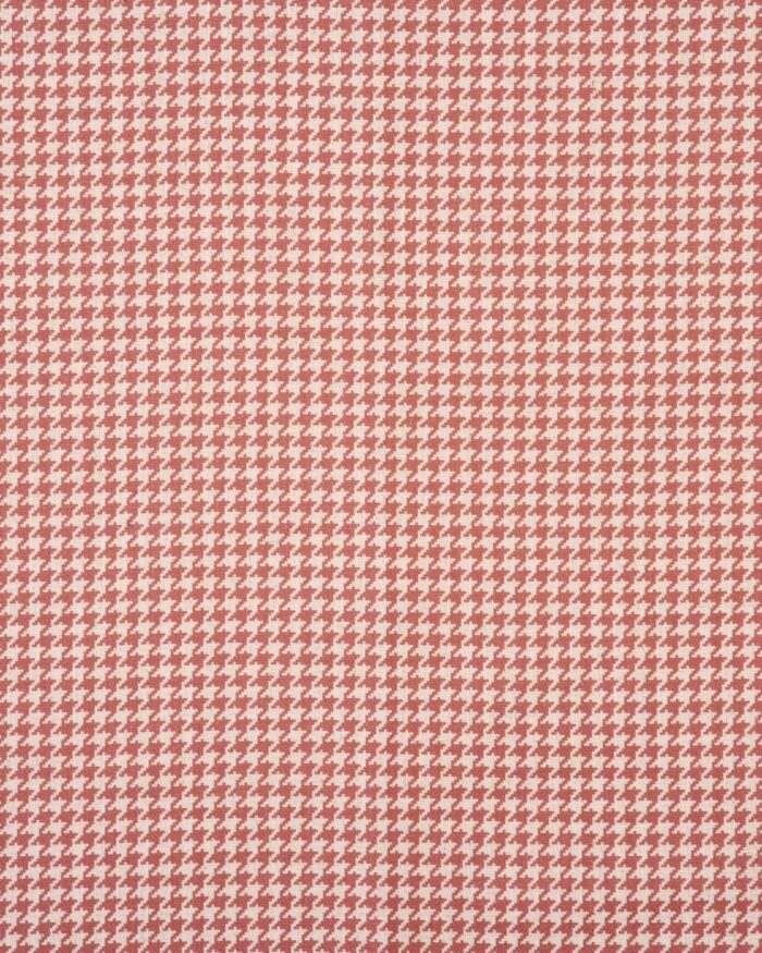 Classic Houndstooth - Rose Ripple Fold Drapes - Image 2