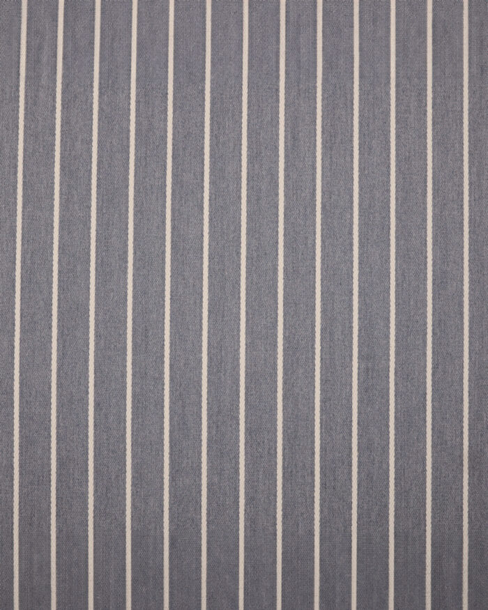 Drought Stripes - Ash Gray  Ripple Fold Drapes - Image 3