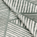 Shine o Fabric - Jade Ripple Fold Drapes