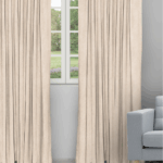 Almond - Butterscotch Color Ripple Fold Drapes