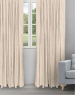 Almond - Butterscotch Color Ripple Fold Drapes