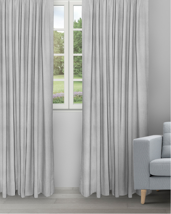 Colonial - Pebble Colonial - Pebble Ripple Fold Drapes - Image 1