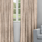 Colorado - Flax Ripple Fold Drapes