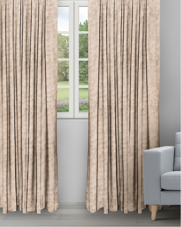 Colorado - Flax Colorado - Flax Ripple Fold Drapes - Image 1