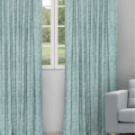 Colorado - Seafoam Color Ripple Fold Drapes