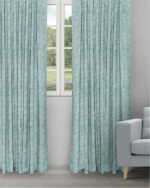 Colorado - Seafoam Color Ripple Fold Drapes