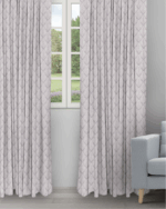 Cotton Husk - Silver Ripple Fold Drapes