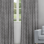 Curtains Ambrosia - Ash Gray Ripple Fold Drapes