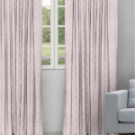 Curtains Ambrosia - Blush Ripple Fold Drapes