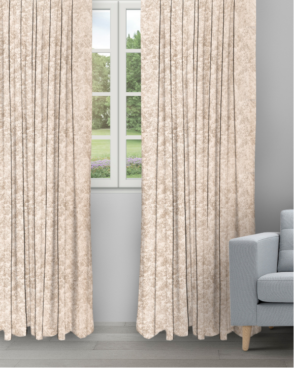 Drizzle - Camel Drizzle - Camel Ripple Fold Drapes - Image 1