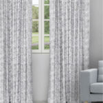 Drizzle - Steel Ripple Fold Drapes