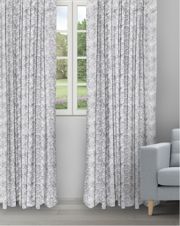 Drizzle - Steel Drizzle - Steel Ripple Fold Drapes - Image 1