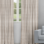 Java - Oatmeal Ripple Fold Drapes