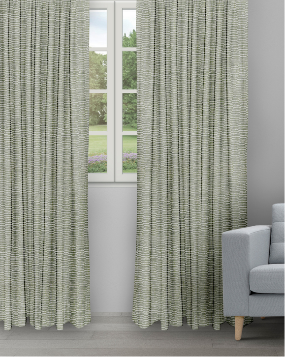 Landscape - Sage Landscape - Sage Ripple Fold Drapes - Image 1