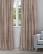 Orlando - Coffee Ripple Fold Drapes