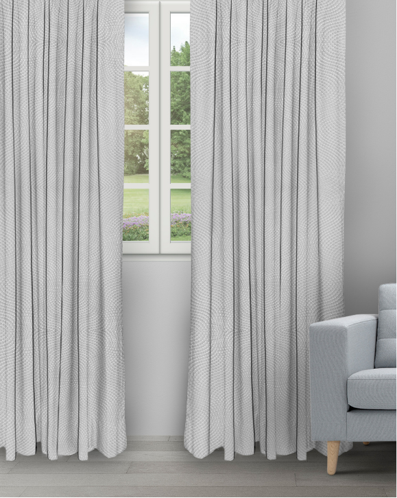 Orlando - Gray Orlando - Gray Ripple Fold Drapes - Image 1