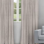 Orlando - Taupe Ripple Fold Drapes