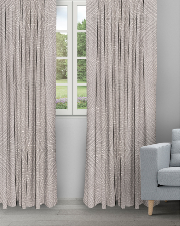 Orlando - Taupe Orlando - Taupe Ripple Fold Drapes - Image 1