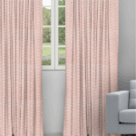 Pyramid - Misty Rose Ripple Fold Drapes