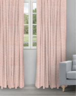 Pyramid - Misty Rose Ripple Fold Drapes