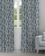 Safari Birds - Aegean Teal Ripple Fold Drapes
