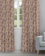 Safari Birds - Brass Ripple Fold Drapes