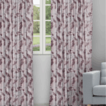 Safari Birds - Plum Ripple Fold Drapes