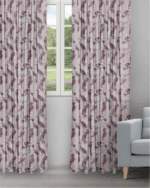 Safari Birds - Plum Ripple Fold Drapes