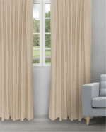 Sand Bubble - Beige Ripple Fold Drapes