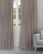 Sand Bubble - Mocha Ripple Fold Drapes