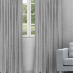 Sand Bubble - Slate Ripple Fold Drapes