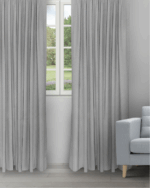Sand Bubble - Slate Ripple Fold Drapes