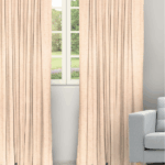 Sand Texture - Beige Ripple Fold Drapes