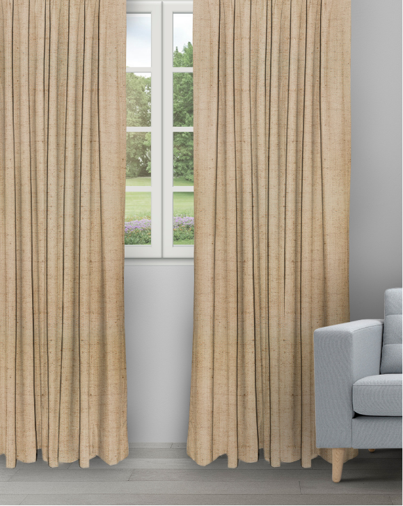 Sand Texture - Gold Sand Texture - Gold Ripple Fold Drapes - Image 1