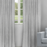 Sand Texture - Gray Ripple Fold Drapes