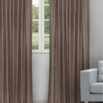 Sand Texture - Mocha Ripple Fold Drapes