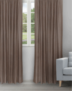 Sand Texture - Mocha Ripple Fold Drapes