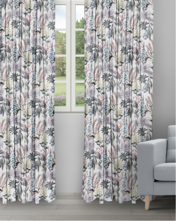 Serena Drapes - Berry Serene Drapes - Berry Ripple Fold Drapes - Image 1