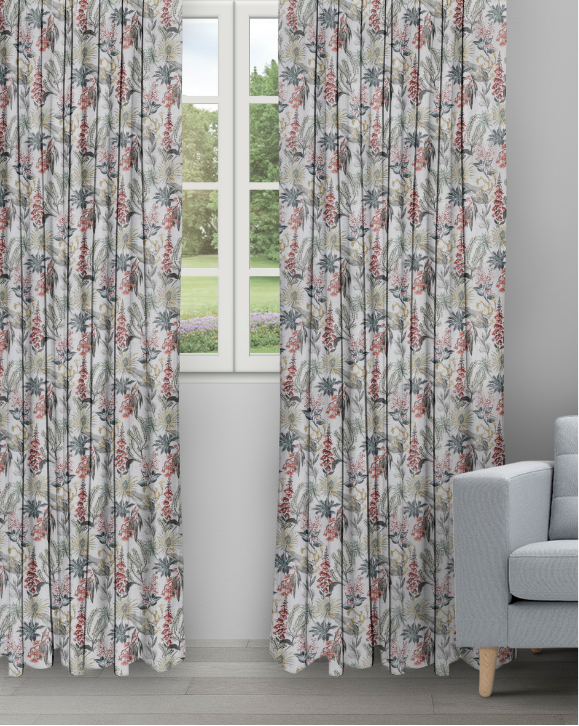 Serena Drapes - Pumpkin Serene Drapes - Pumpkin Ripple Fold Drapes - Image 1