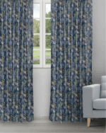 Serene Drapes - Teal Blue Ripple Fold Drapes