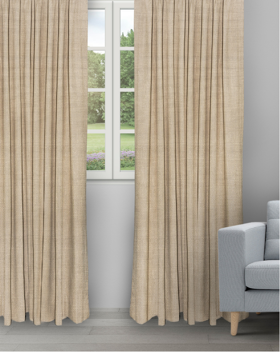 Somera - Beige Buff Somera - Beige Buff Ripple Fold Panels - Image 1