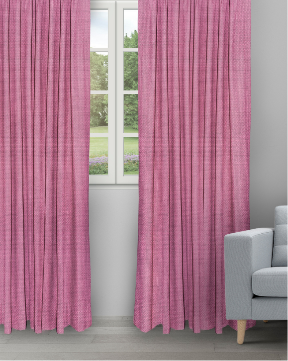Somera - Petal pink Somera - Petal Pink Ripple Fold Drapes - Image 1