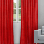 Somera - Red Apple Ripple Fold Drapes