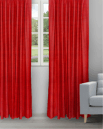 Somera - Red Apple Ripple Fold Drapes