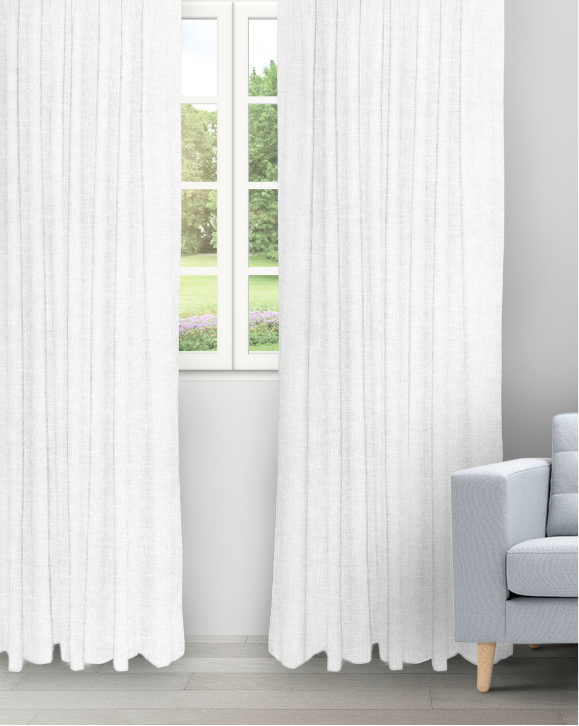 Somera - Ultra White Somera - Ultra White Ripple Fold Drapes - Image 1